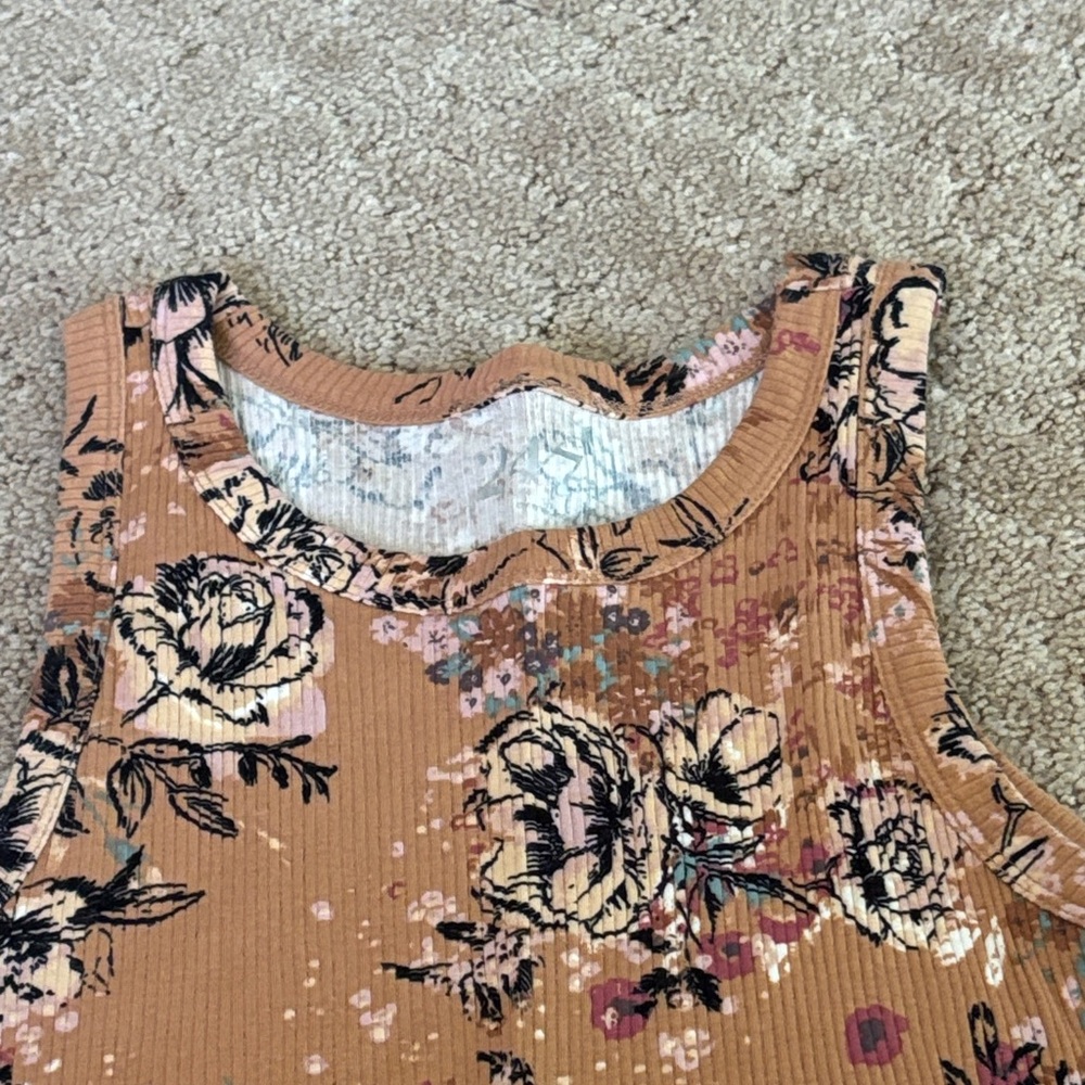 Maurices Floral Tank Top Plus Size XXL Shirt Women’s - Picture 4 of 8